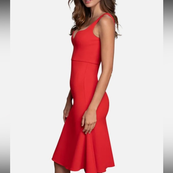 Dress the Population Sammie Shapley Stretch Crepe Cocktail - Picture 3 of 5